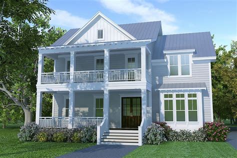 metal roof house plans|stacked porch house plans.